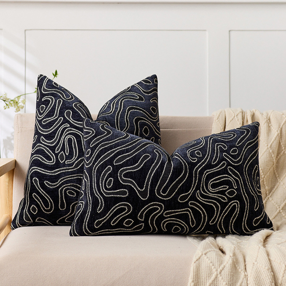 Eläinkuvioinen Chenille-tyynyn deco-tyyny