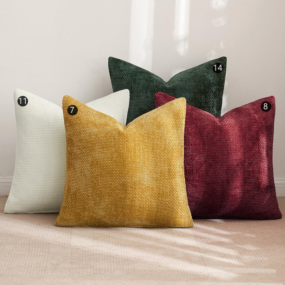 Teksturoitu chenille-tyyny deco-tyyny